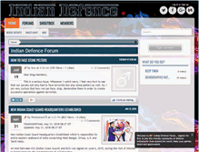 Tablet Screenshot of indiandefence.com